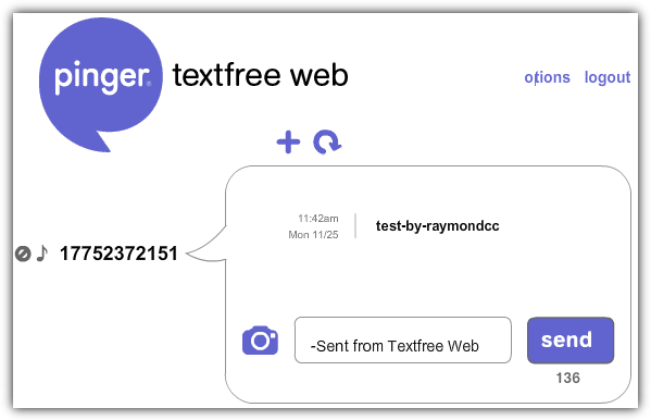 Pinger Textfree Web